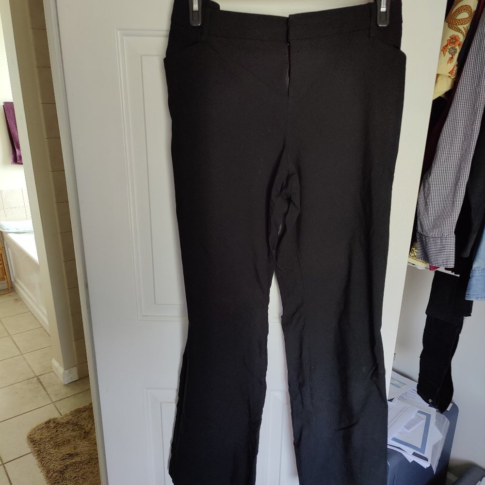Torrid black boot cut dress pants 22R